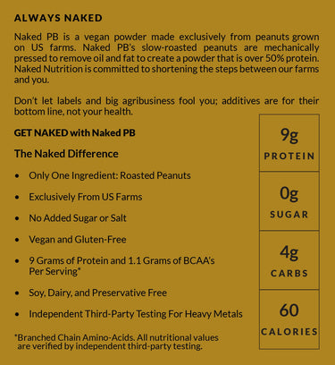 Powdered Peanut Butter | Naked PB - 1.5LB